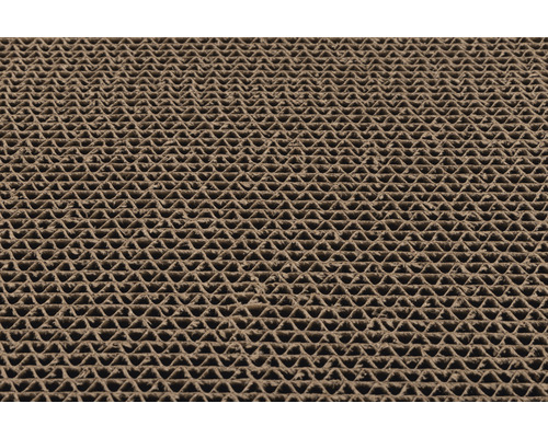 Krabplank voor katten van Beeztees Minus one Ilana karton bruin 48 x 24 x 5 cm