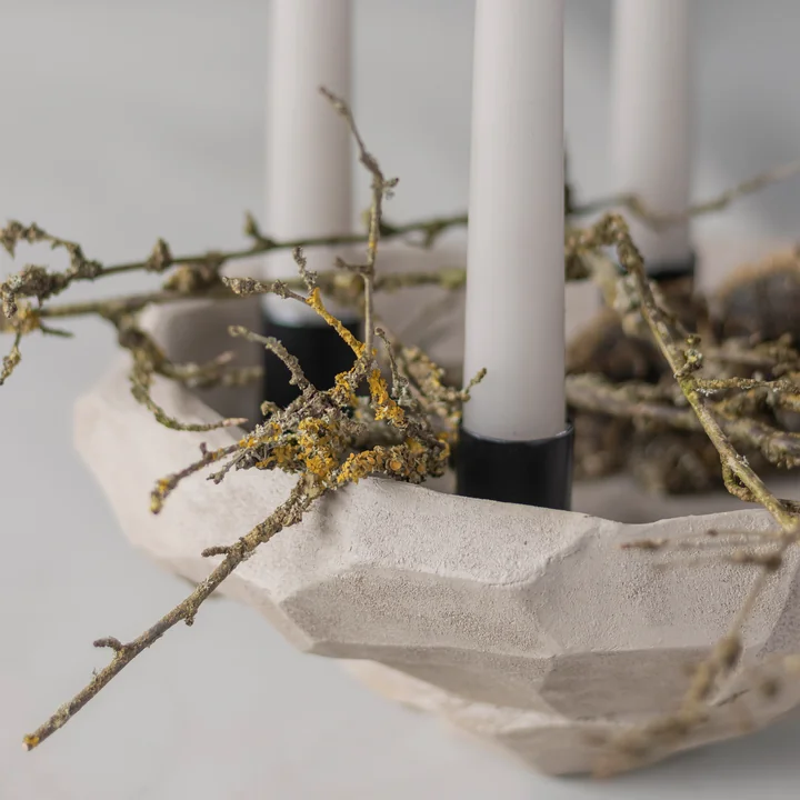 Mette Ditmer - Art Piece Nuki Kerzenhalter, Ø 23 cm, kit