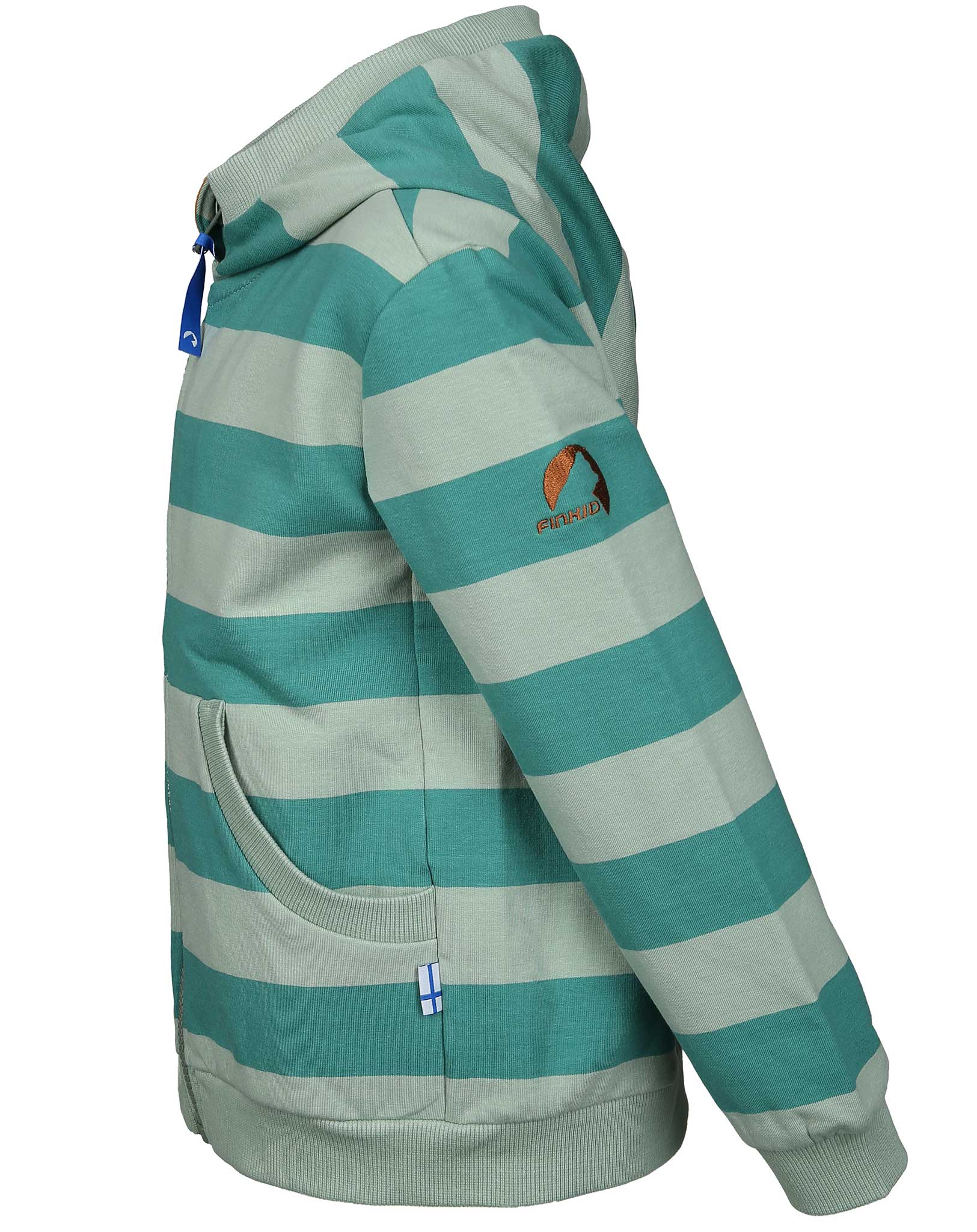 Kapuzen-Sweatjacke LAIVA in jungle/green bay