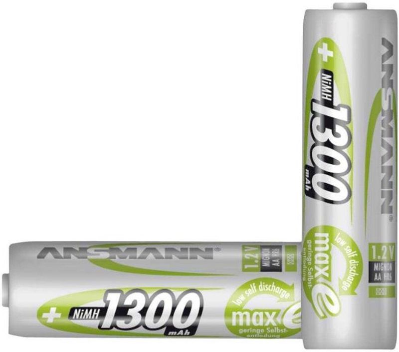 AA Batterijen - 4 Stuks - 1,2 V 1300 mAh - Oplaadbaar - MaxE-Technologie