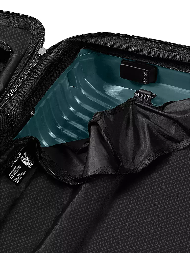 SAMSONITE Trolley  UPSCAPE SPINNER 55cm erweiterbar Northern Blue petrol