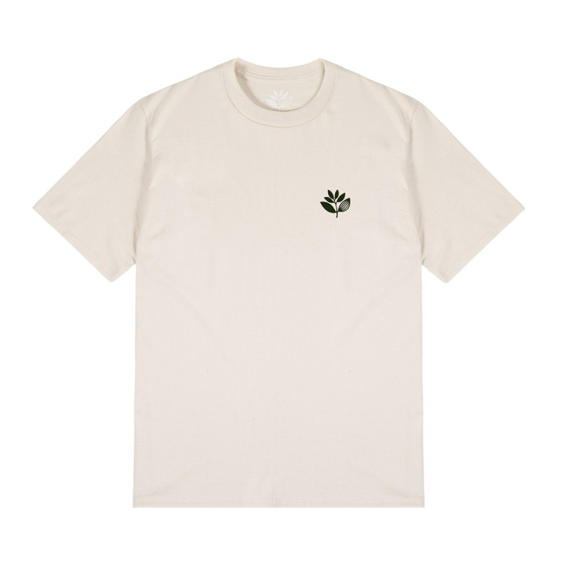 T-SHIRT CLASSIQUE À PLANTES - NATUREL
