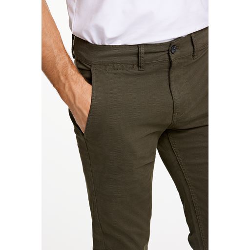 Lindbergh Structure Superflex Chinos, Army, W33/L32