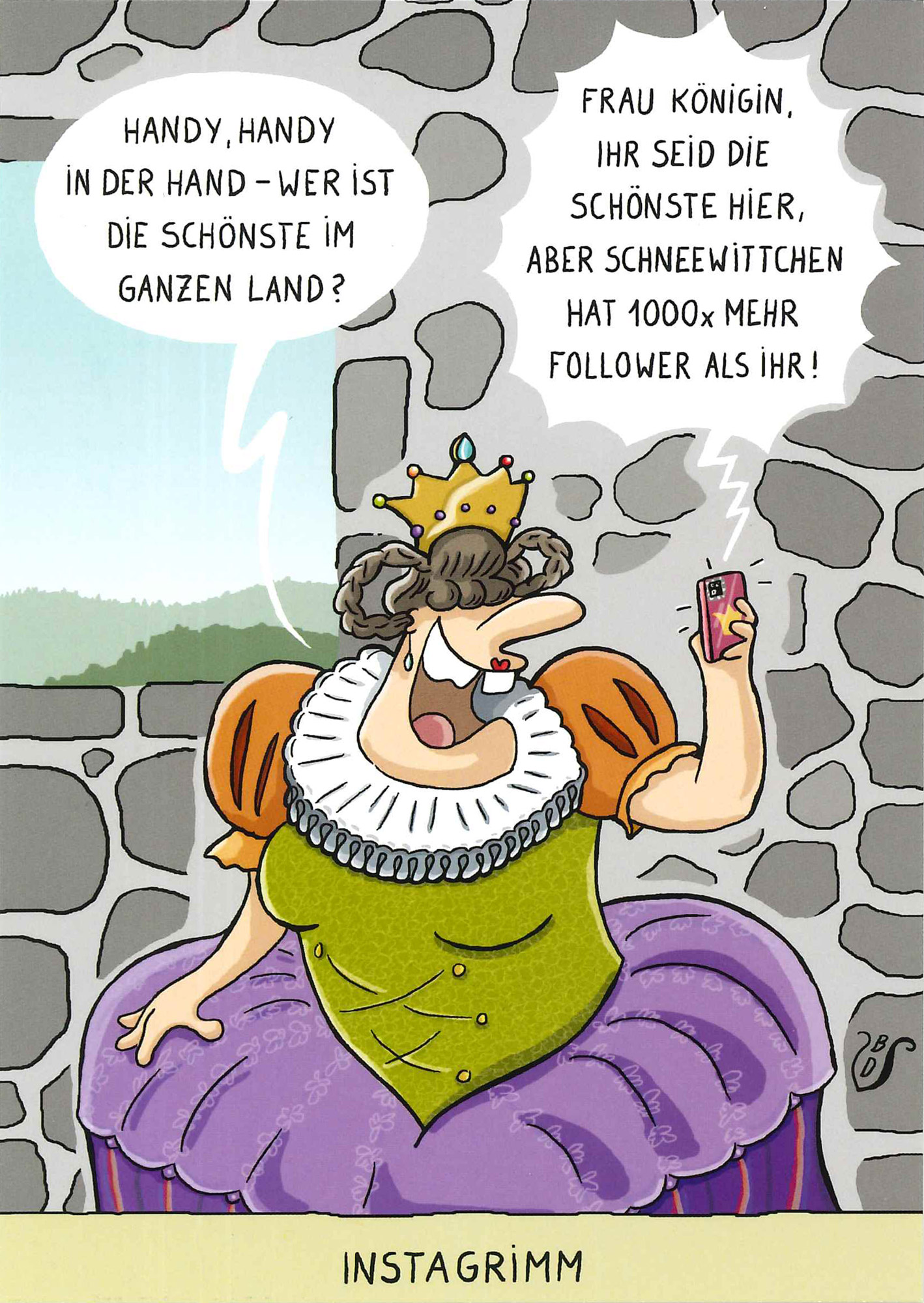 Postkarte 'Instagrimm' günstig bestellen