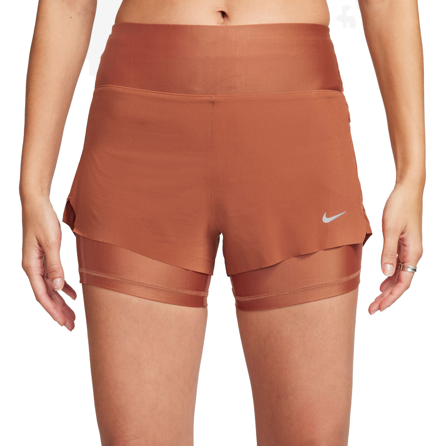 Nike Dri-FIT Swift Mid-Rise 2in1 3'' Short Dames