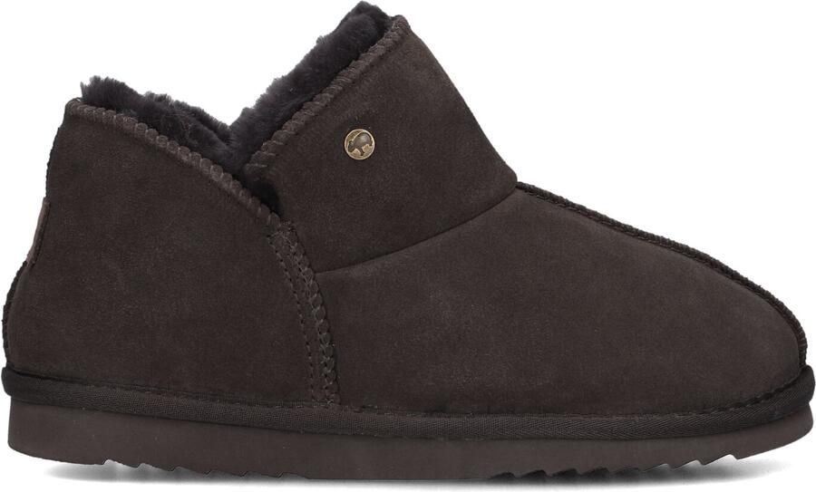 WARMBAT Pantoffels Willow Maat: 38 Materiaal: Suède Kleur: Bruin