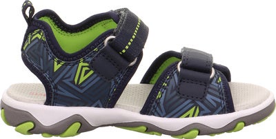 Superfit Mike 3.0 Sandaler, Blå/Lysegrønn