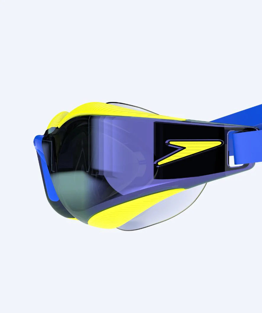 Speedo Elite svømmebriller - Fastskin Hyper Elite Mirror - Gul/blå