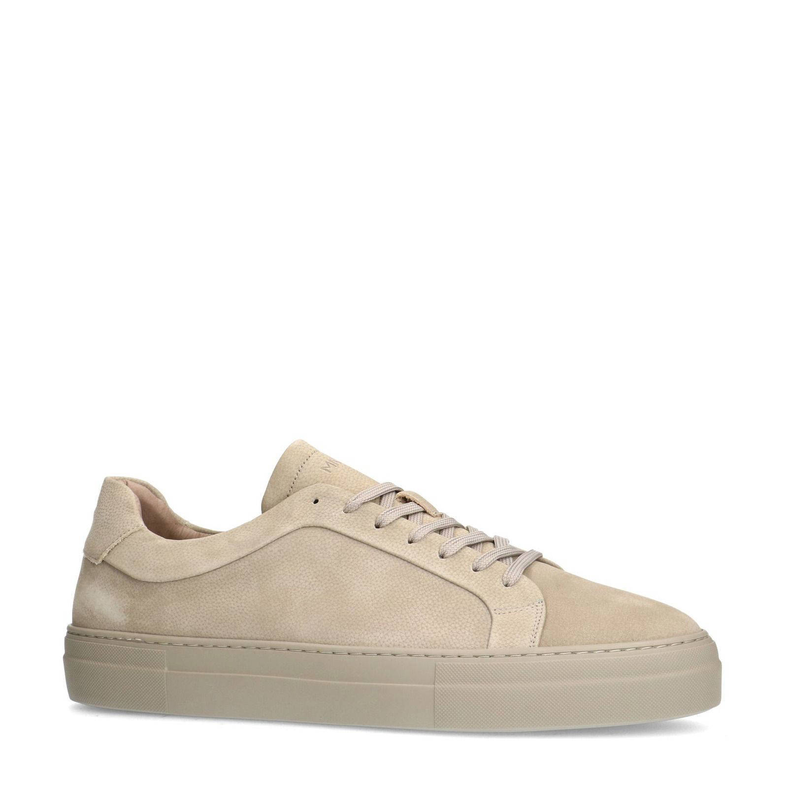Manfield nubuck sneakers beige