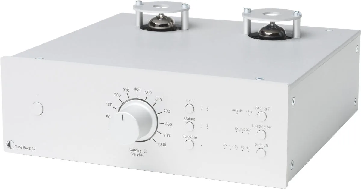 Pro-Ject Tube Box DS2 Silver Préamplis phono