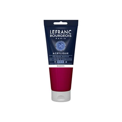 Lefranc Bourgeois - Peinture acrylique - magenta - 200 ml