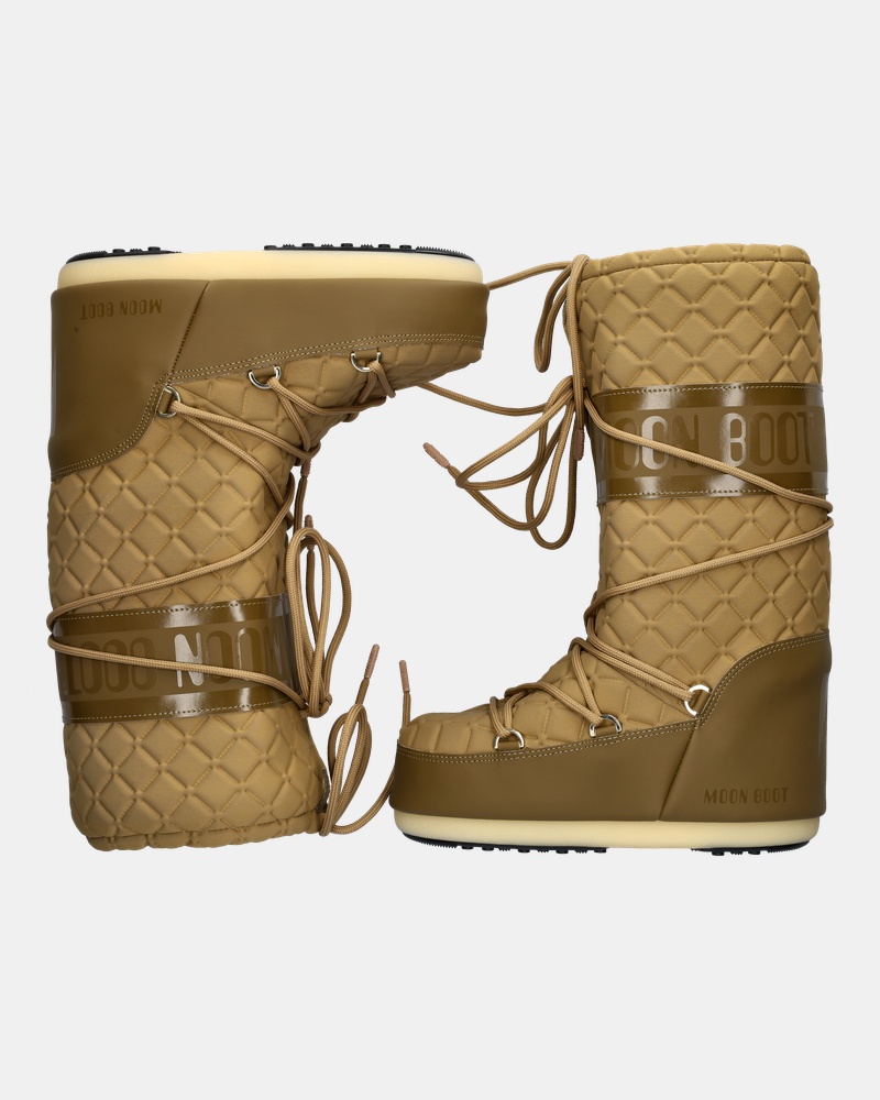 Moonboot The Original Icon Quilt Snowboots  - cognac