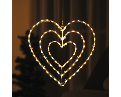 LED Hart Lafiora 3-pack 0,5 m Warm Wit