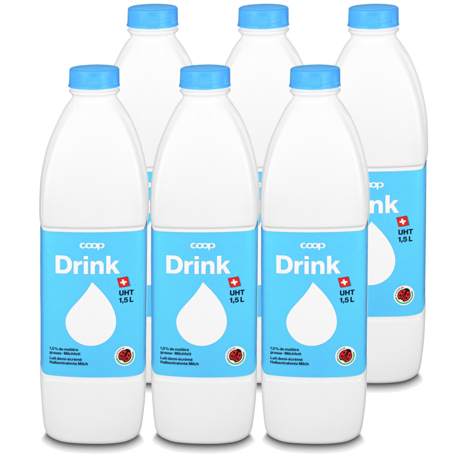 Milchdrink UHT 1.5% IP-Suisse 6x1.5l