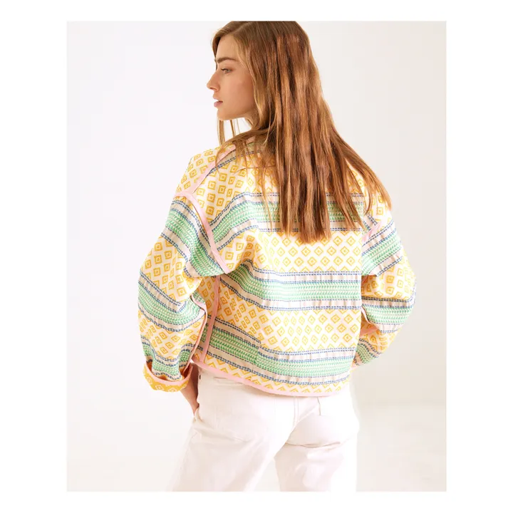 Sacrécoeur Veste Daria Jacquard | Jaune