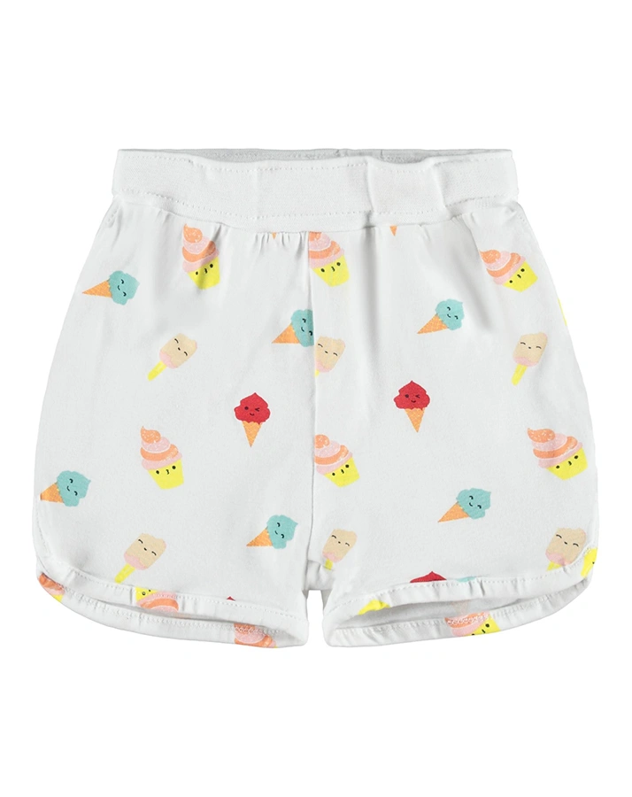 Shorts NBFJILLY mit T-Shirt in bright white