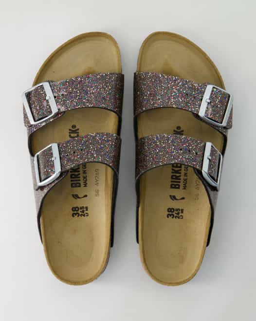 Birkenstock Arizona Kids BS Pantoletten in Schwarz