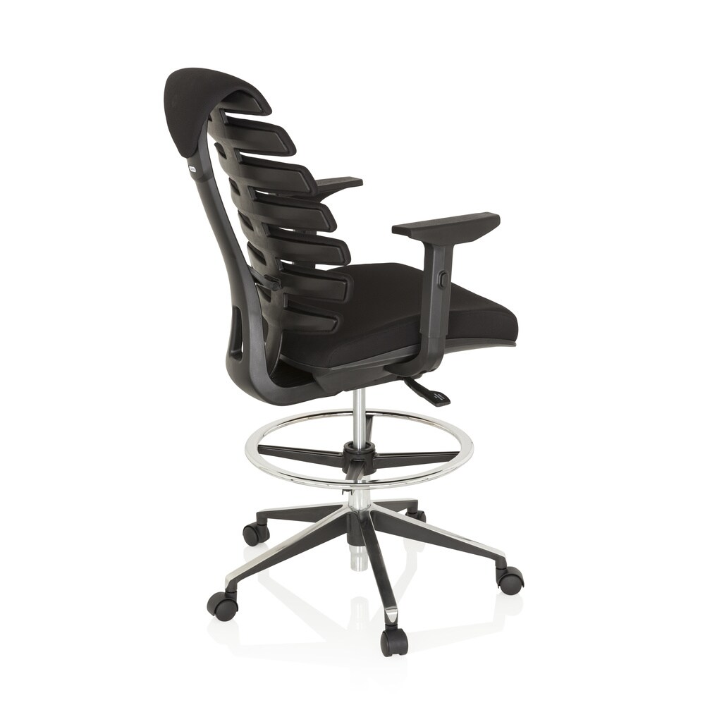 Counterstuhl ERGO LINE II WORK Stoff mit Armlehnen (höhenverstellbar) hjh OFFICE