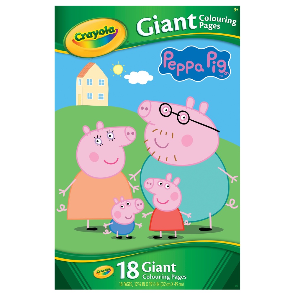 Riesen-Malvorlagen von Crayola Peppa Pig