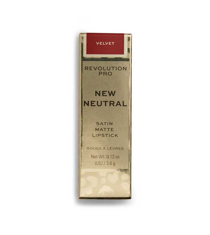 Revolution Pro - Batom de lábios New Neutral Satin Matte - Velvet