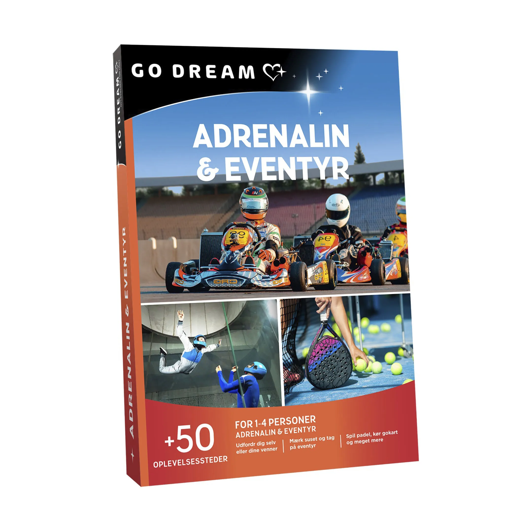 GO DREAM Gavekort - Adrenalin & eventyr
