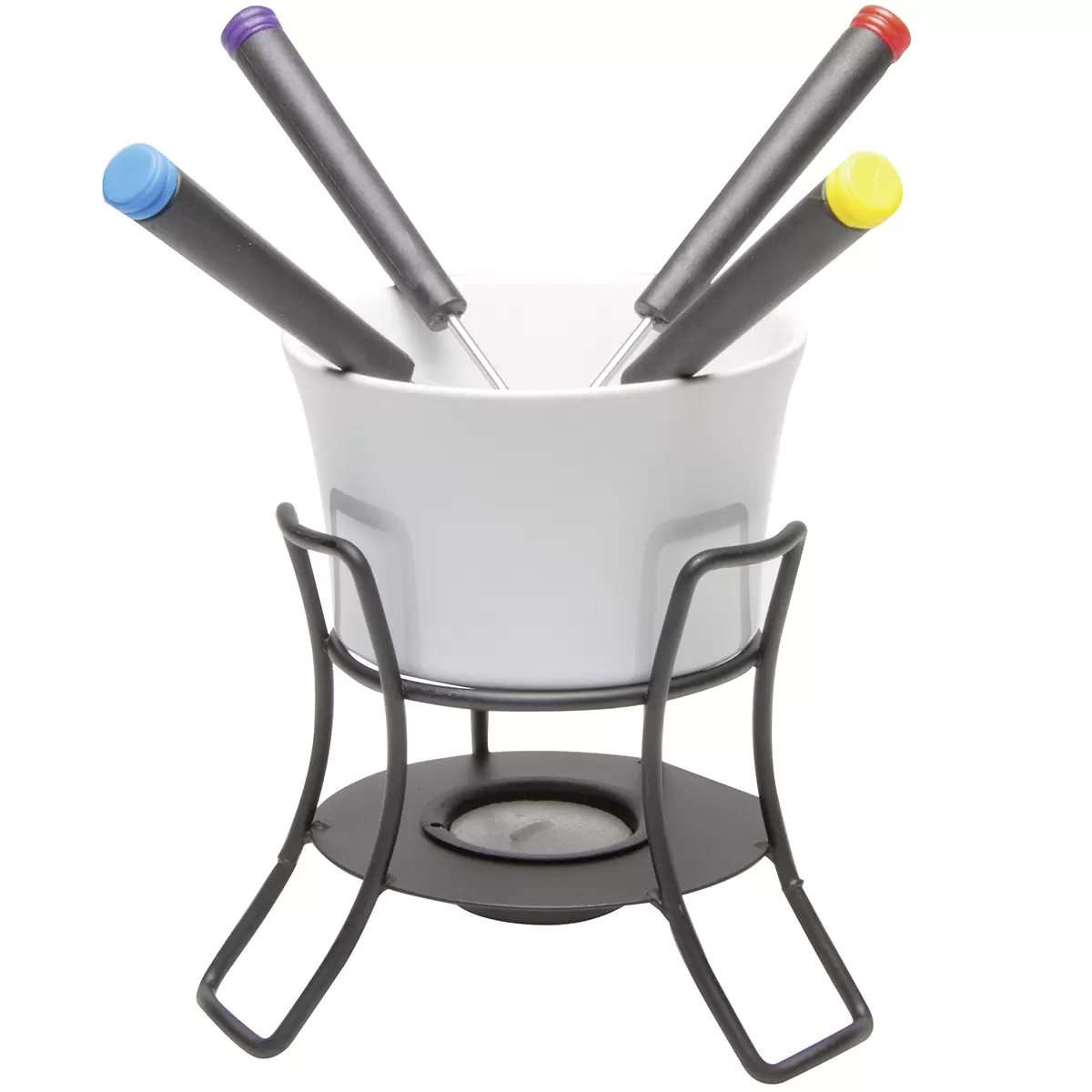 Schokoladenfondue Set 7tlg. Bianca weiss