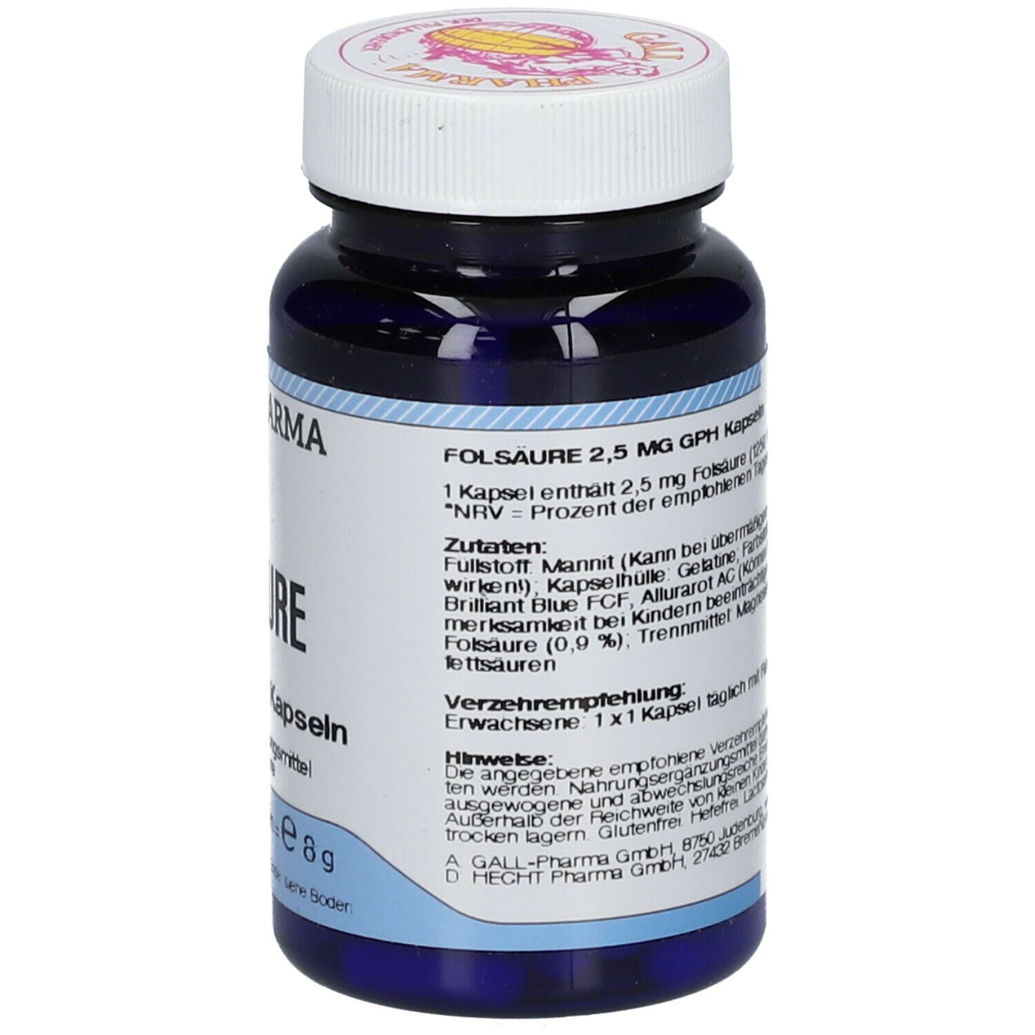 Folsäure 2,5 mg GPH Kapseln