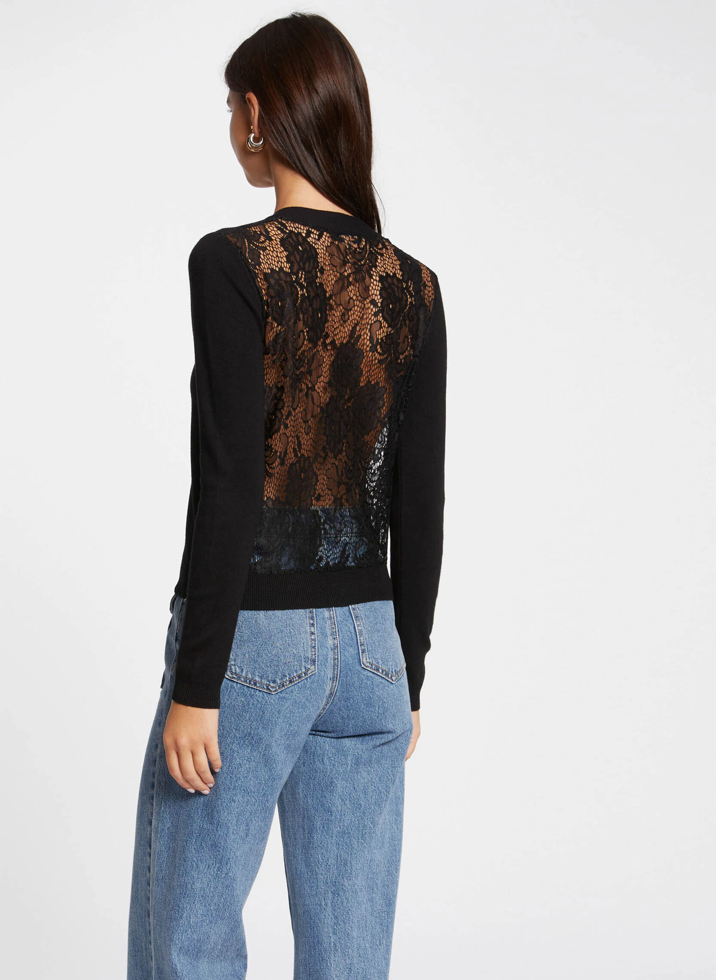MIDOU - Gilet col V | Noir