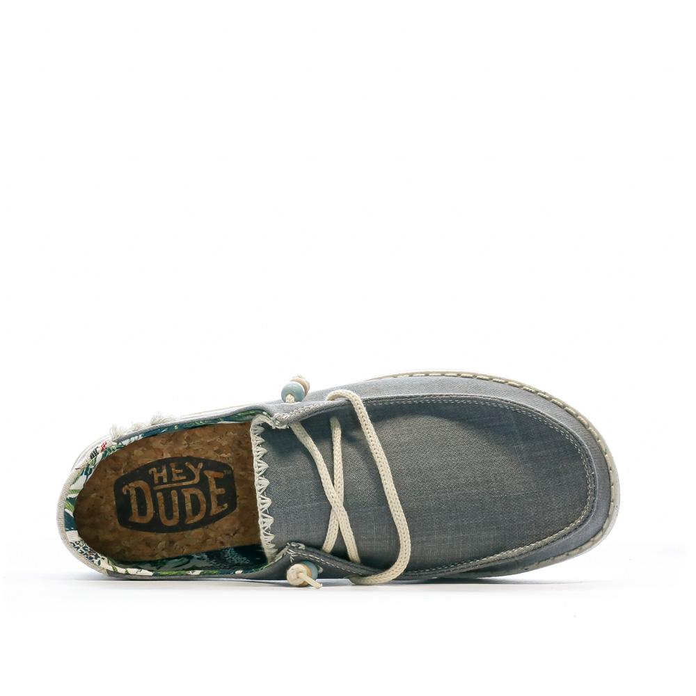 Hey Dude Chaussures Gris/Bleu Femme Hey Dude Wendy Fringe