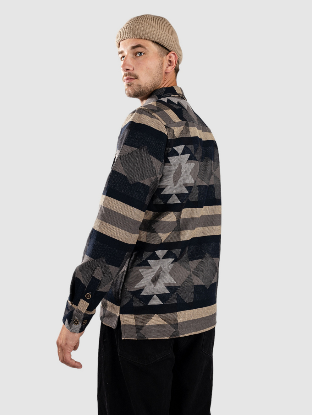 Anerkjendt Akoscar Big Size Inka Shirt sky captain