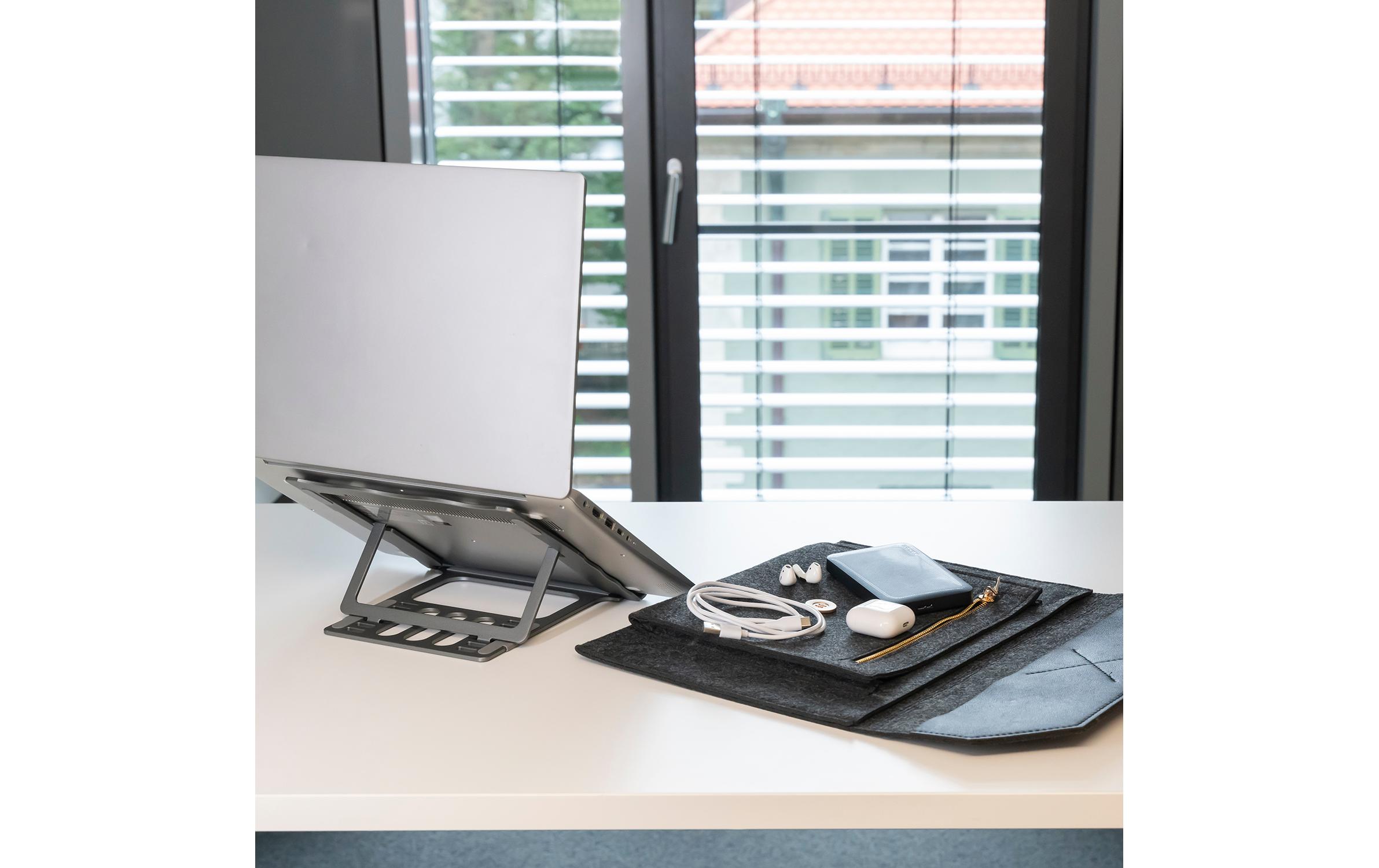 Notebook-Sleeve Felty+ FoldStand ErgoFix 13 