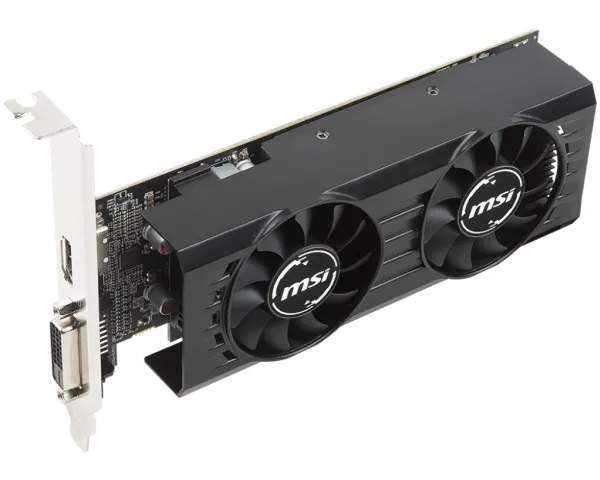 MSI RX 550 4GT LP OC - Grafikkort - Radeon RX 550 - 4 GB GDDR5 - PCIe 3.0 x8 lavprofil - DVI, HDMI