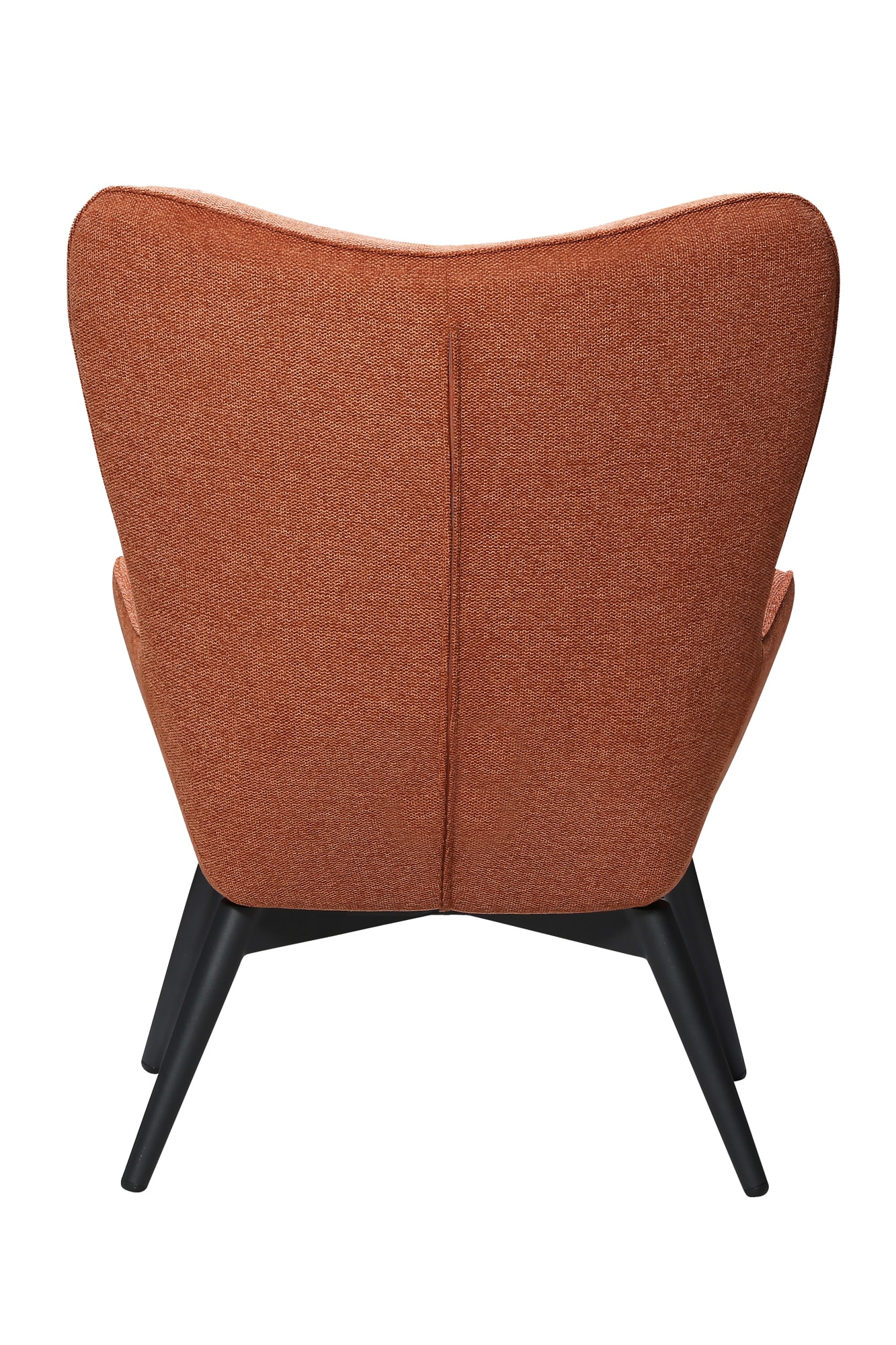 Sessel Kupfer Strukturstoff Relaxsessel Polstersessel Ohrensessel Loungesessel