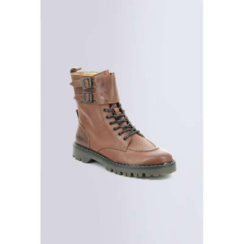 DECKRANGER CAMEL BOTTINES Cuir Femme