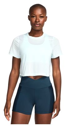 Maillot manches courtes Nike One Classic Breathe Bleu pâle Femme