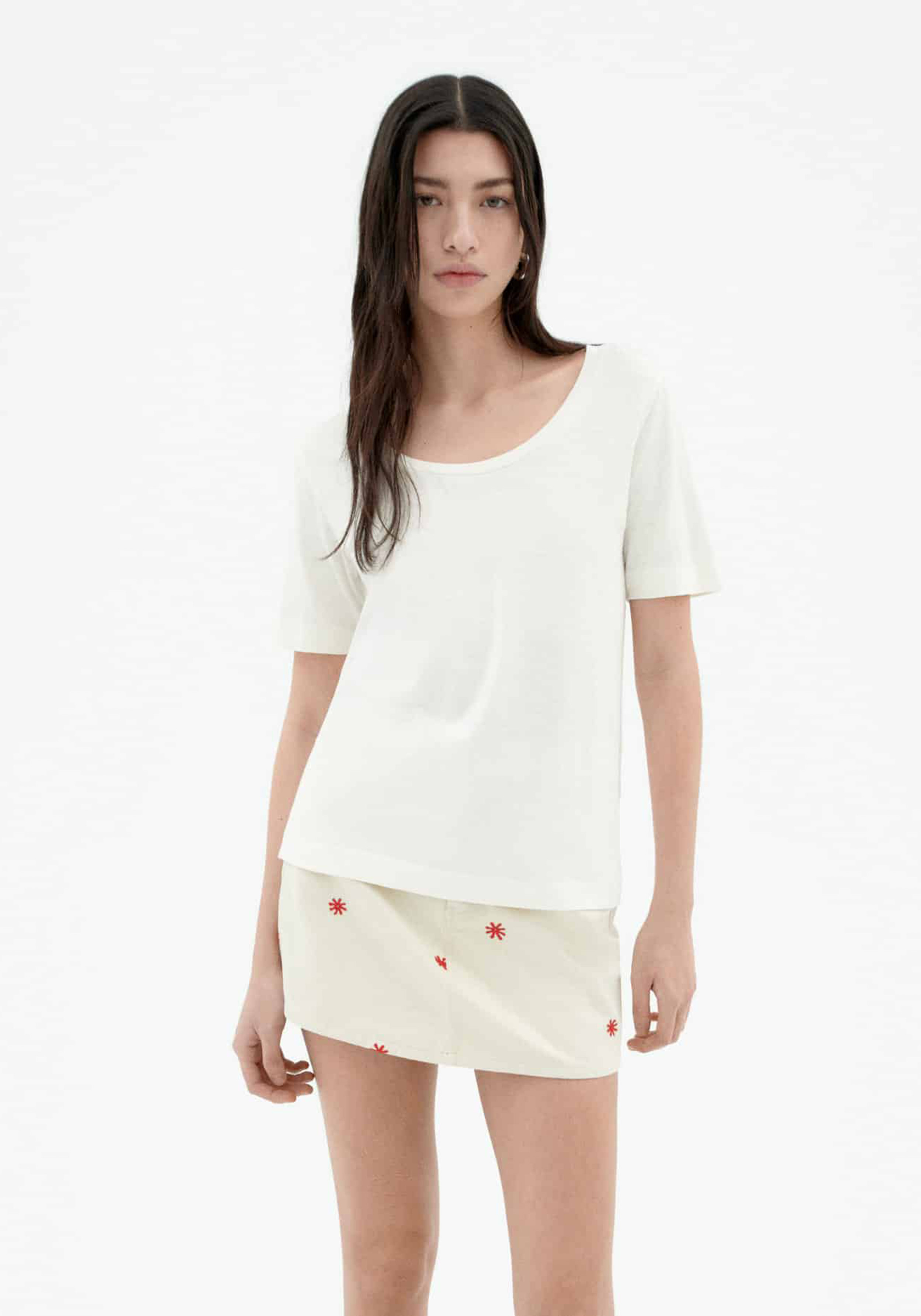 Thinking Mu T-Shirt Cassia Hemp White