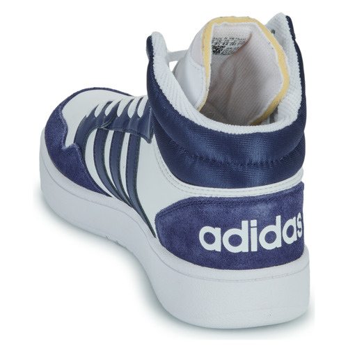 Adidas Sportswear - HOOPS 3.0 MID - Marine / Blanc
