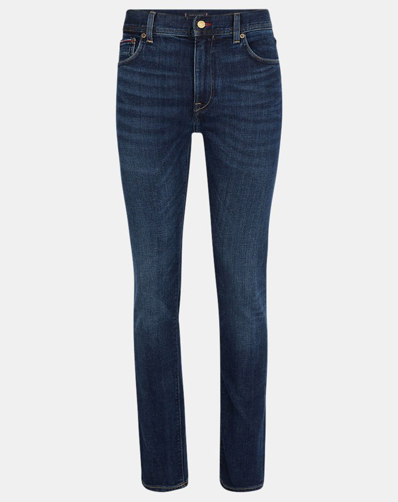 Tommy Hilfiger Jean Slim Bleecker Worn bleu jean foncé