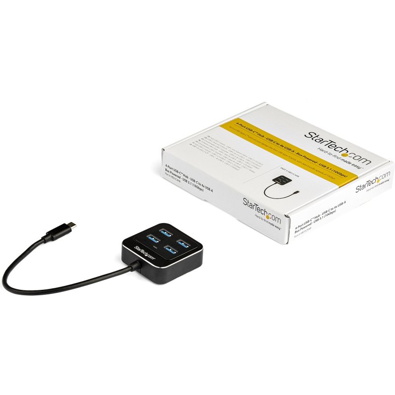 StarTech.com Hub USB 3.1 Type-C à 4 ports - USB 3.2 Gen 2 (10Gbps)