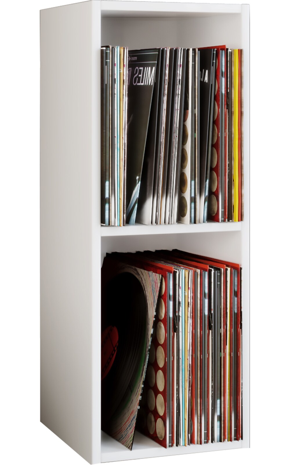 VCM Holz Schallplatten LP Stand Regal Archivierung Ständer Aufbewahrung Platto 2fach