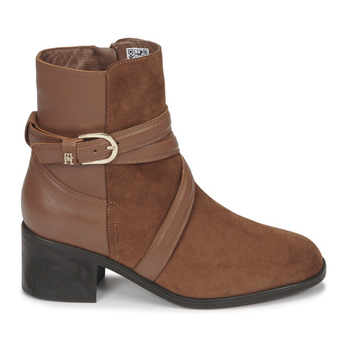 Tommy Hilfiger - ELEVATED ESSENTIAL MIDHEEL BOOT - Camel
