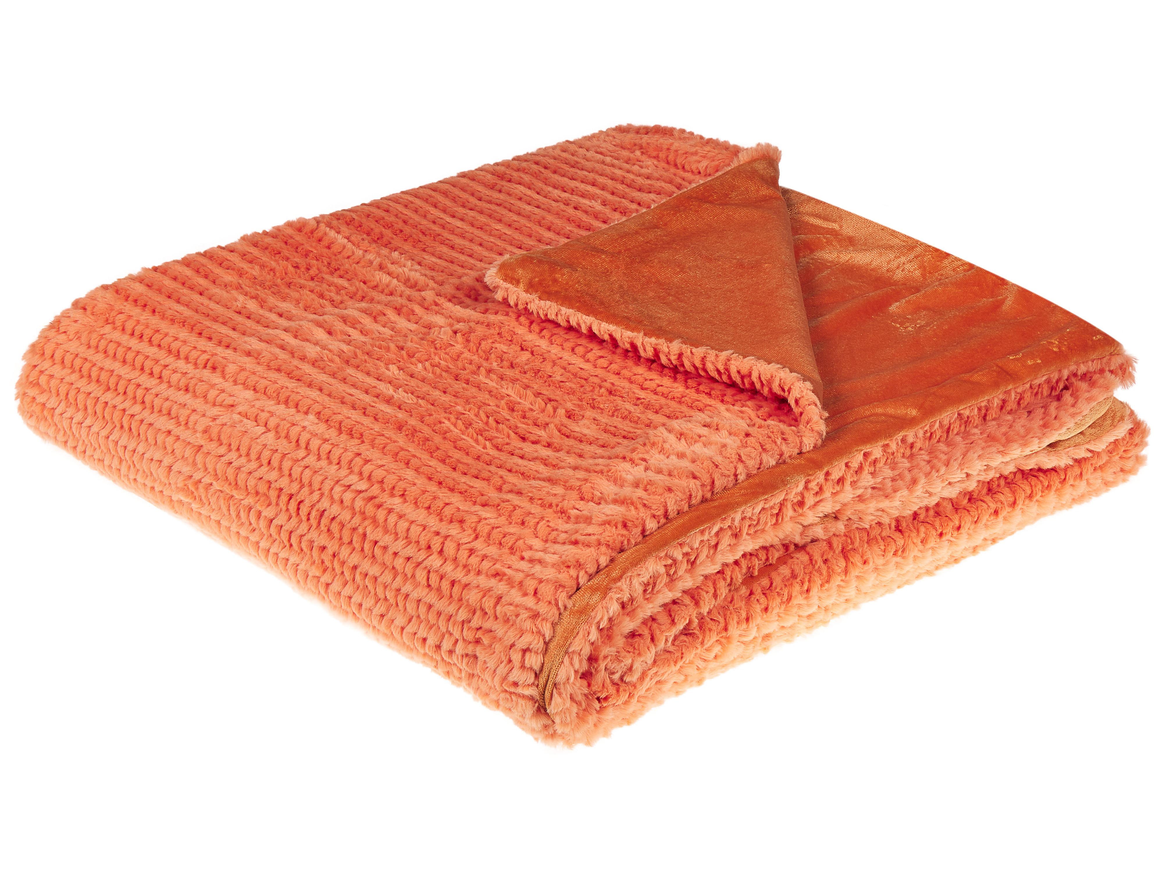 Plaid BJAS 200 x 220 cm Oranje