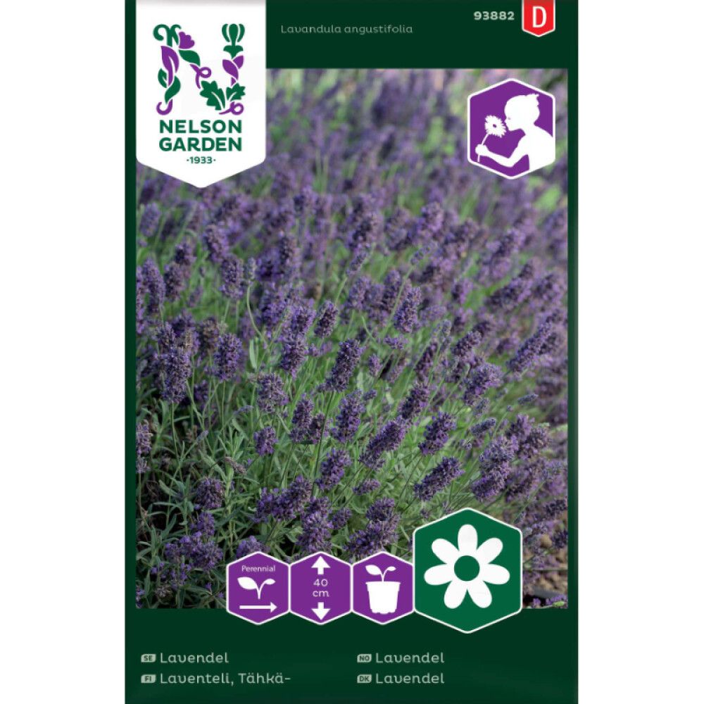BLOMSTERFRØ NELSON GARDEN LAVENDEL