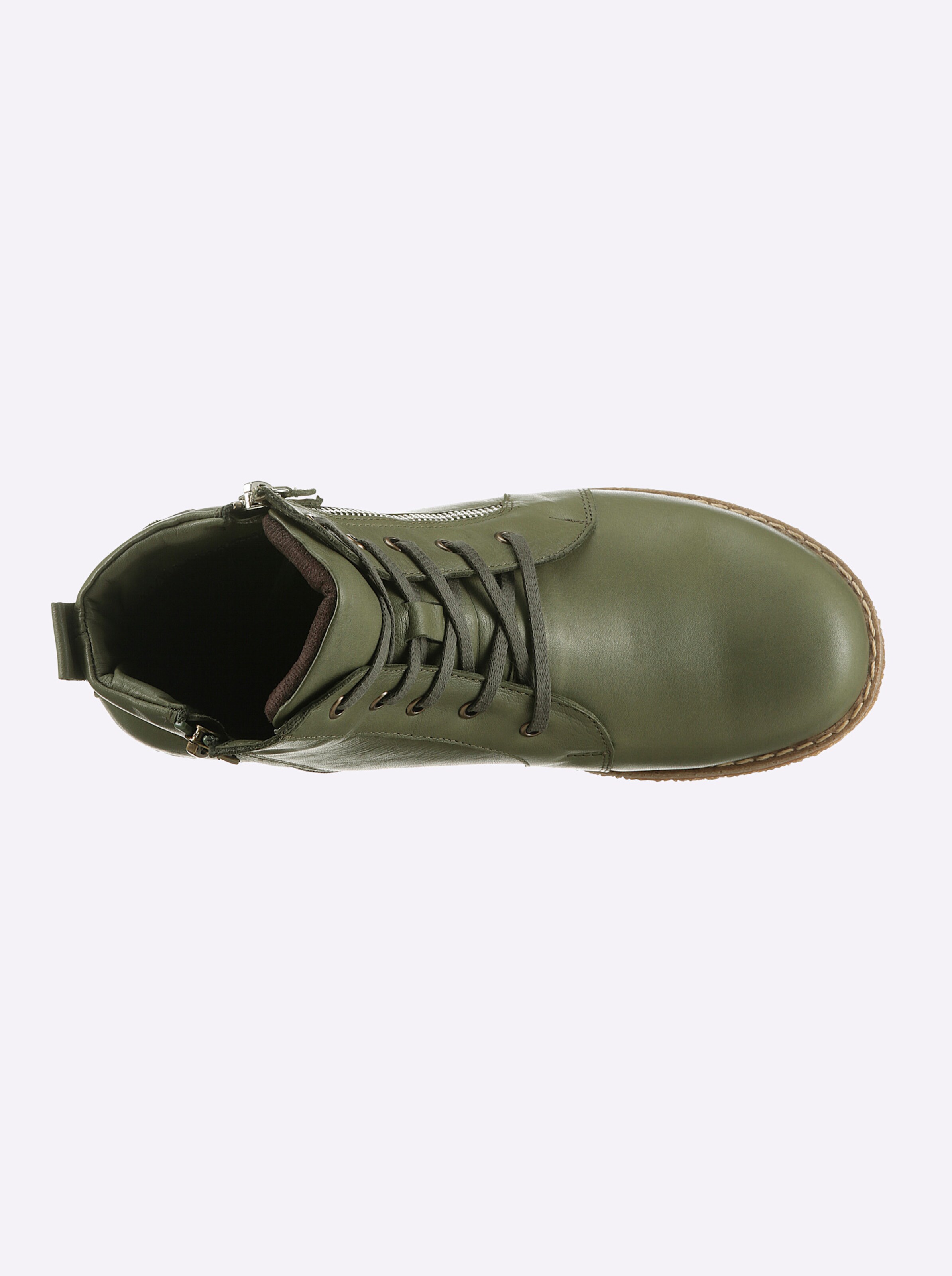 Andrea Conti Schnürstiefelette in khaki