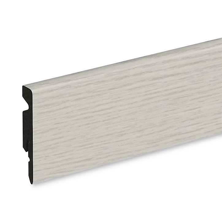 Plinthe Résine Blanc Décor 355 L. 220 x L. 6 cm