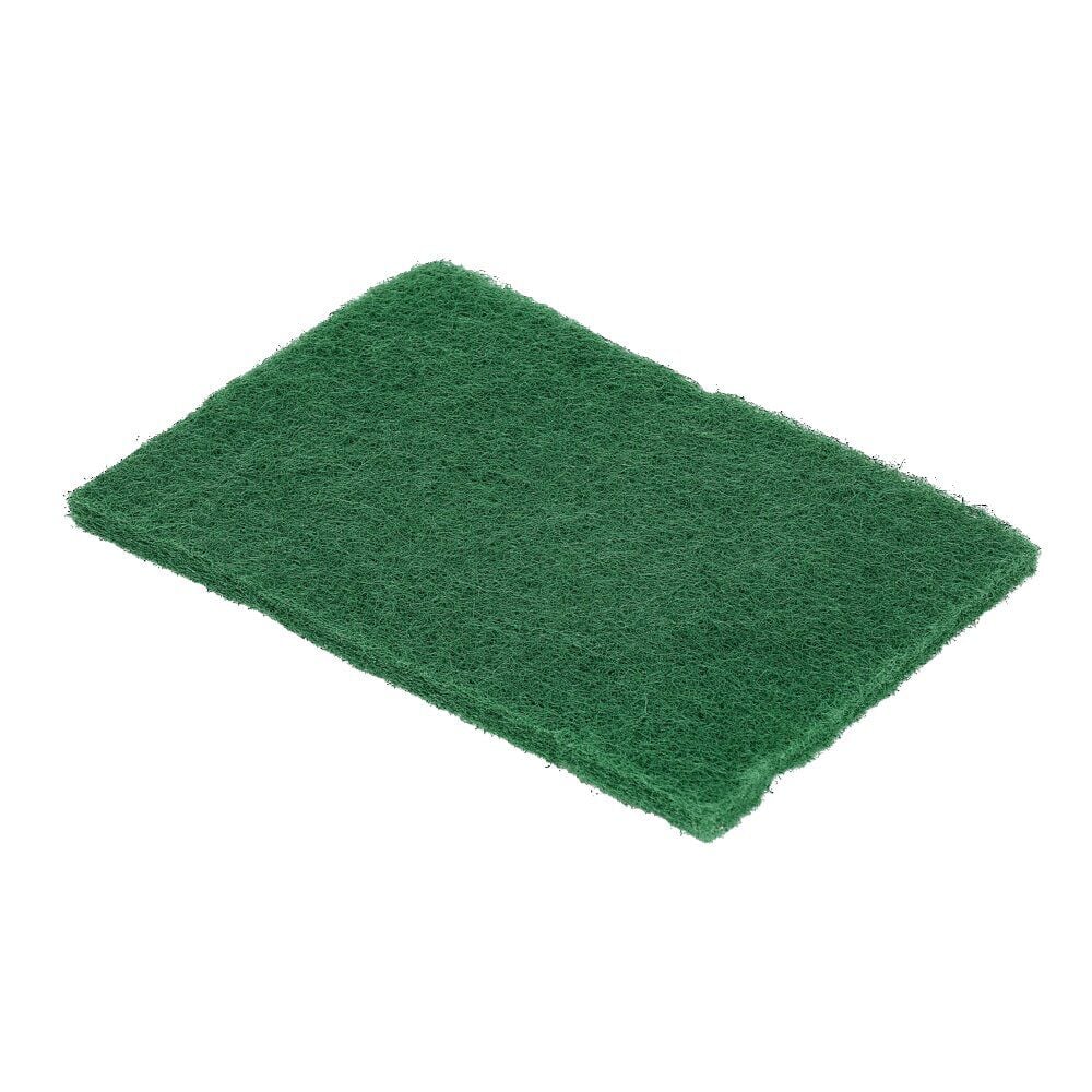 Lot de 5 tampons à récurer grattants 15x10cm polyester vert