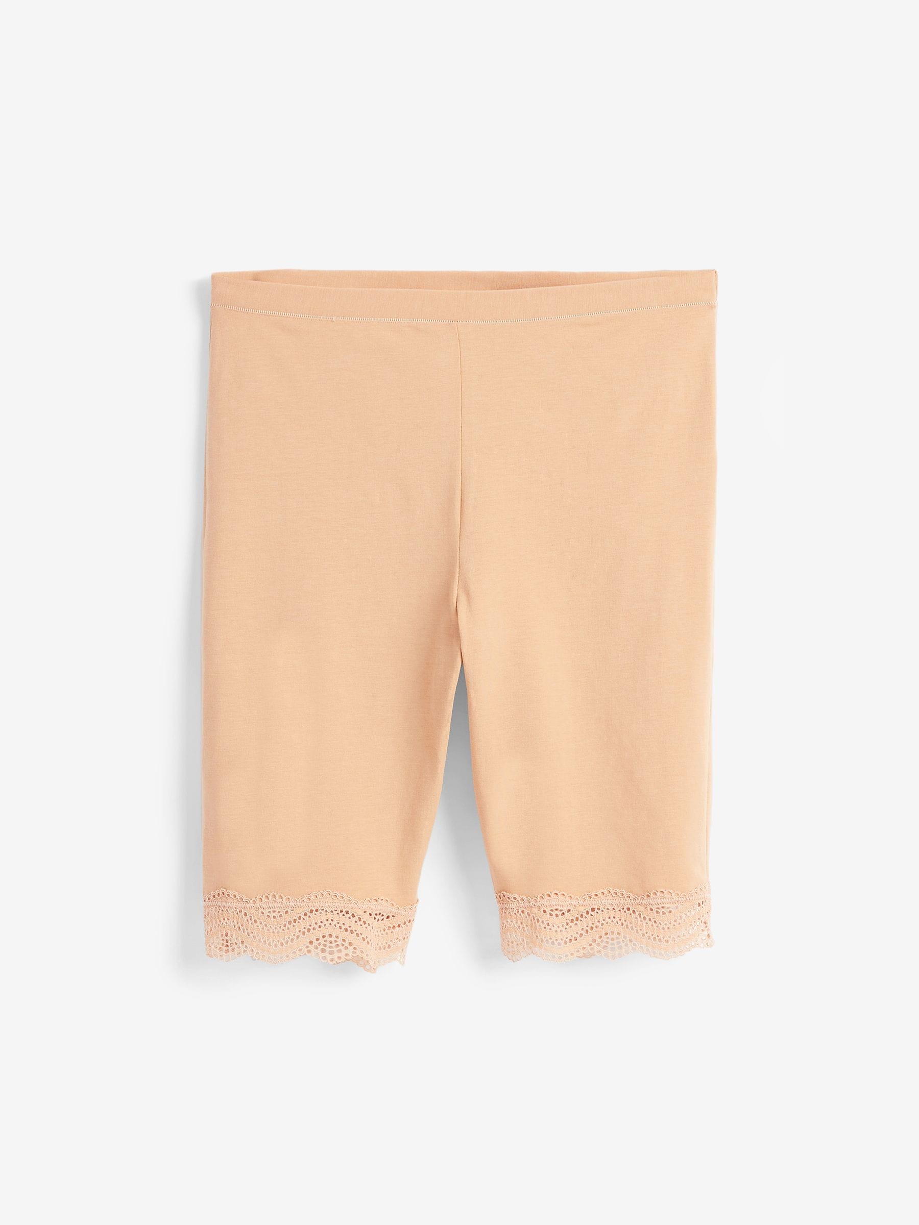 Zwart/pastelroze huidskleur - Verpakking van 2 shorts tegen schuren