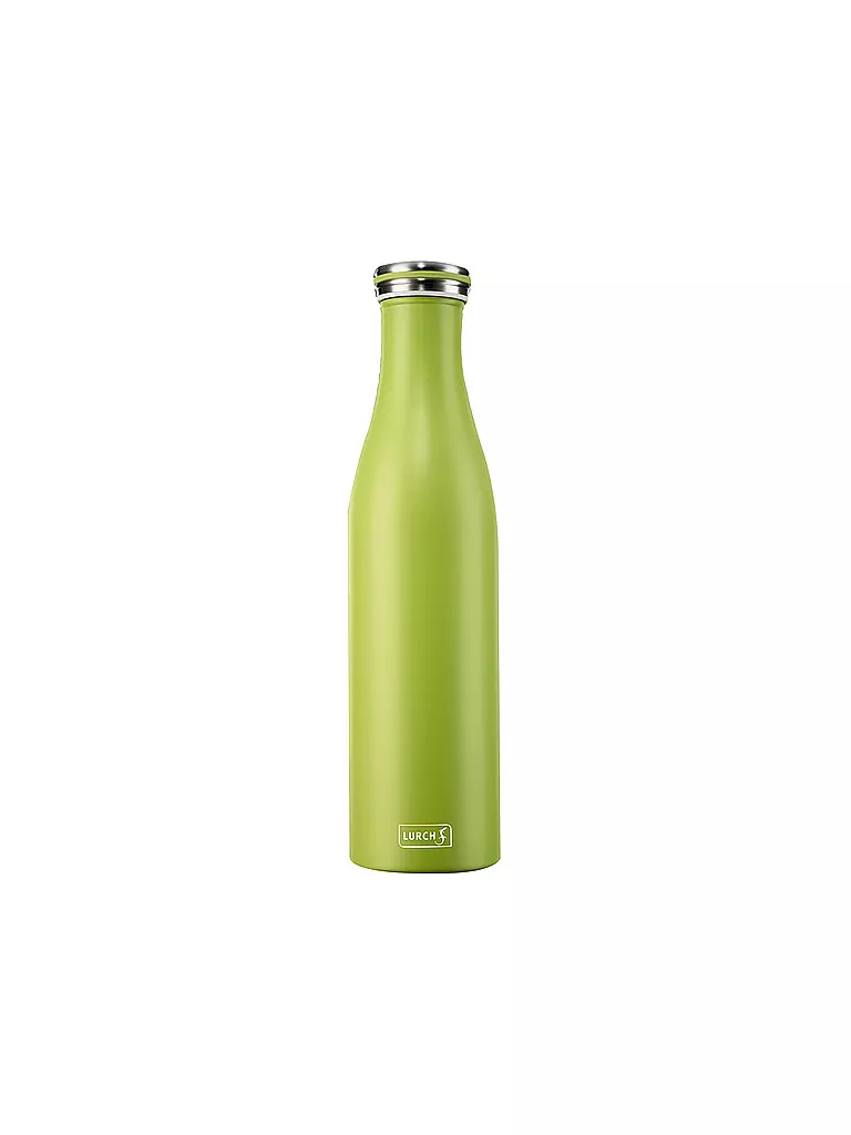 LURCH Isolierflasche - Thermosflasche Edelstahl 0,75l Fresh-Green grün