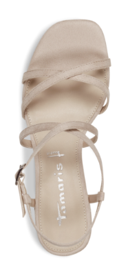 Tamaris Damesandal med hæl Beige 1-28204-42