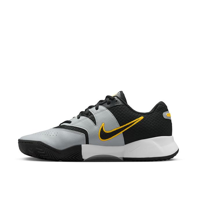 Nike Court Lite 4 Mens Clay C BLACK-LASER-ORANGE-WOLF-GREY-W